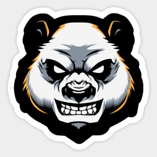 Angry Panda Sticker